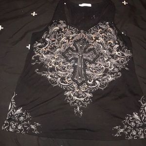 Maurices racer back graphic tank